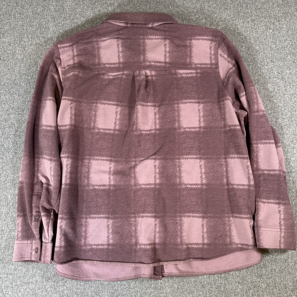 32 Degree Heat Flannel Printed Button Down Layer Shirt, Womens XS Purple Pink - Picture 6 of 6